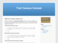 trailcameracontest.com