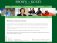 brownandkorte.com
