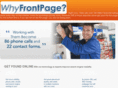 whyfrontpage.com