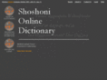 shoshonedictionary.com