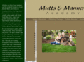 muttsandmannersacademy.com