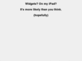 ipadwidgets.com