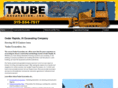 taubeexcavation.com