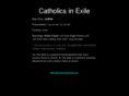 catholicsinexile.com