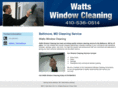 wattswindowcleaningbaltimore.com