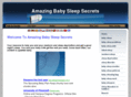 amazingbabysleepsecrets.com