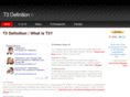 t3definition.com