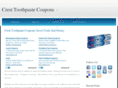 cresttoothpastecoupons.com