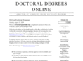 doctoraldegreesonline.org