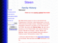 steenfamilyhistory.com