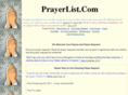 prayerlist.com