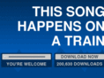 thissonghappensonatrain.com