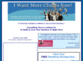 iwantmoreclientsnow.com