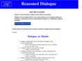 reasoneddialogue.com