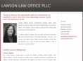 lawsonlawoffice.com