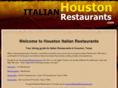 houstonitalianrestaurants.com