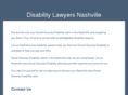 disabilitylawyersnashville.com