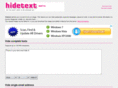hidetext.net