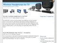 wirelessheadphonesfortv.biz