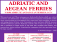 adriaticandaegeanferries.com