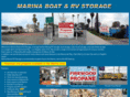marinaboatandrvstorage.com