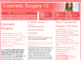 cosmeticsurgery10.com