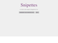 snipettes.com