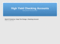 highyieldcheckingaccounts.net