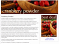 cranberrypowder.net