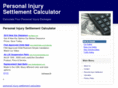 personalinjurysettlementcalculator.org
