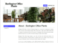 burlingtonofficeplants.com