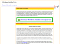 windowsinstallererror.org