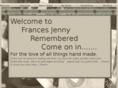 francesjennyremembered.com