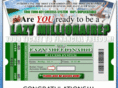 bealazymillionaire.com
