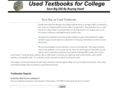 usedtextbooksforcollege.com