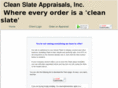 cleanslateappraisals.com