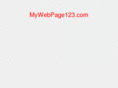 mywebpage123.com