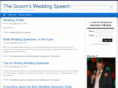 thegroomsweddingspeech.com