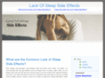 lackofsleepsideeffects.org