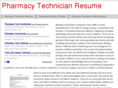 pharmacytechnicianresume.com