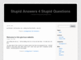 stupidanswers4stupidquestions.com