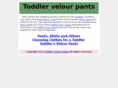 toddler-velour-pants.com