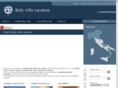 italyvillavacation.com