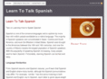 learntalkspanish.com