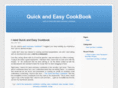 quickandeasycookbook.org