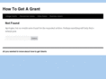 howtogetagrant.net