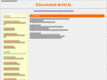 discarded-article.com