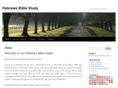 hebrewsbiblestudy.com