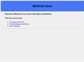 minimalinux.org
