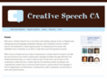 creativespeechca.com